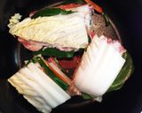 白菜と豚バラのカラフルなミルフィーユ煮作り方10写真
