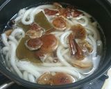 ナラタケ（ボリボリ）うどん作り方4写真
