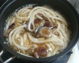 ナラタケ（ボリボリ）うどん作り方5写真