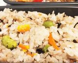 鉄分！妊娠中☆ひじき枝豆炊き込みご飯作り方4写真