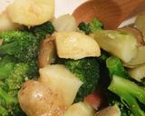 レンジで簡単!ガリバタポテトブロッコリー作り方10写真