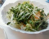 もずく楽部 もずドレッシングサラダ作り方1写真