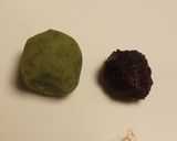クリスマスの 和菓子（柊 /ヒイラギ)作り方12写真
