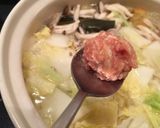 肉団子と白菜のあったか鍋作り方5写真
