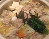 肉団子と白菜のあったか鍋作り方7写真