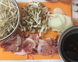 豚もやしあんかけ丼〜温玉のせ〜作り方1写真