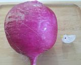 簡単♪赤かぶのレンチン副菜作り方1写真