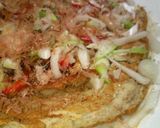 里芋deお好み焼き♪作り方3写真