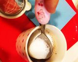 ステンシルでココアのラテ風アート作り方4写真