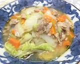 簡単☆白菜と人参と豚肉の和風あんかけ作り方8写真