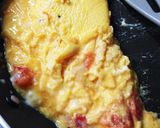 簡単オムレツ（チーズ＆トマト）作り方5写真