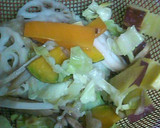 お手軽白和え　野菜の蒸し焼き保存を使って作り方1写真