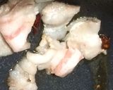 ヤーコンの豚肉炒め▱蒟蒻入り作り方5写真