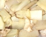 ヤーコンの豚肉炒め▱蒟蒻入り作り方7写真