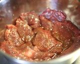 刻み葱と牛もも肉の竜田揚げ。作り方4写真