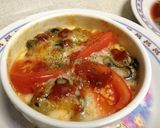 牡蠣とトマトのココットカマン作り方5写真