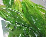ワイワイ♡ほうれん草炒め作り方1写真