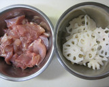 鶏肉と蓮根の南蛮漬け作り方1写真