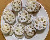手軽にレンコンのはさみ焼き♪作り方3写真