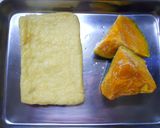 カボチャの油揚げ巻き生姜あんかけ作り方1写真