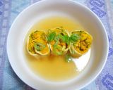 カボチャの油揚げ巻き生姜あんかけ作り方7写真