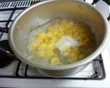 ゼラチンで・安納芋の芋羊羹作り方3写真