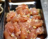 胸肉と柿の甘酢あん作り方1写真