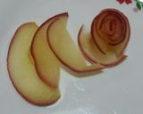 リンゴコンポート薔薇作り方3写真