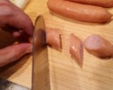 ソーセージコチュジャン炒め物作り方2写真