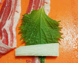 さっぱり長芋の豚肉シソ巻き★梅乗せ♪改訂作り方2写真