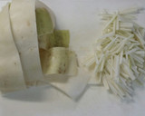 大根の皮で美味しい塩きんぴら作り方1写真