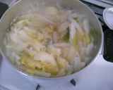 具沢山！ 大根 白菜 玉ねぎの 味噌汁♪作り方5写真