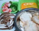 三つ葉香る丸麩と椎茸の卵とじ作り方1写真