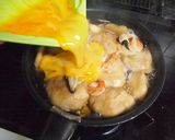 三つ葉香る丸麩と椎茸の卵とじ作り方3写真