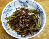 コールラビの皮のきんぴら作り方3写真