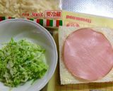フライパンでキャベツ入りホットサンド作り方1写真