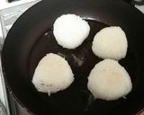 残りご飯でバター醤油焼おにぎり～作り方2写真