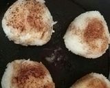 残りご飯でバター醤油焼おにぎり～作り方3写真