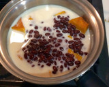ほっとする甘さ かぼちゃと小豆のミルク煮作り方2写真