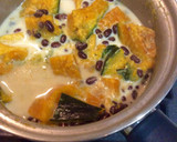 ほっとする甘さ かぼちゃと小豆のミルク煮作り方3写真