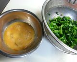 アスパラ菜とホロホロ玉子の和え物作り方1写真