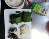 お手軽！豆乳で鮭とほうれん草のドリア♡作り方1写真