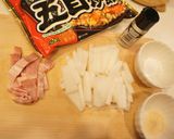 ベーコンと大根の＊あんかけチャー作り方1写真