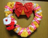 パンdeクリスマスリース(6つ編み)♪作り方45写真