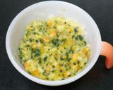 ☆3色野菜のパンがゆ☆離乳食中期作り方4写真