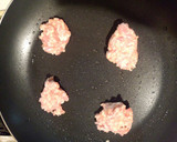 簡単！大葉と豚挽き肉のぺったんこ焼き作り方3写真