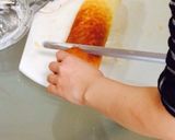 無水鍋で作るブッシュドノエル作り方9写真