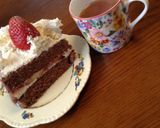 ＊シンプル＊Xmasケーキ作り方9写真