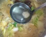 鶏むね肉のつくねと☆白菜の温かうま煮★作り方10写真