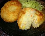 昨日のコロッケで♪簡単コロッケ丼作り方4写真